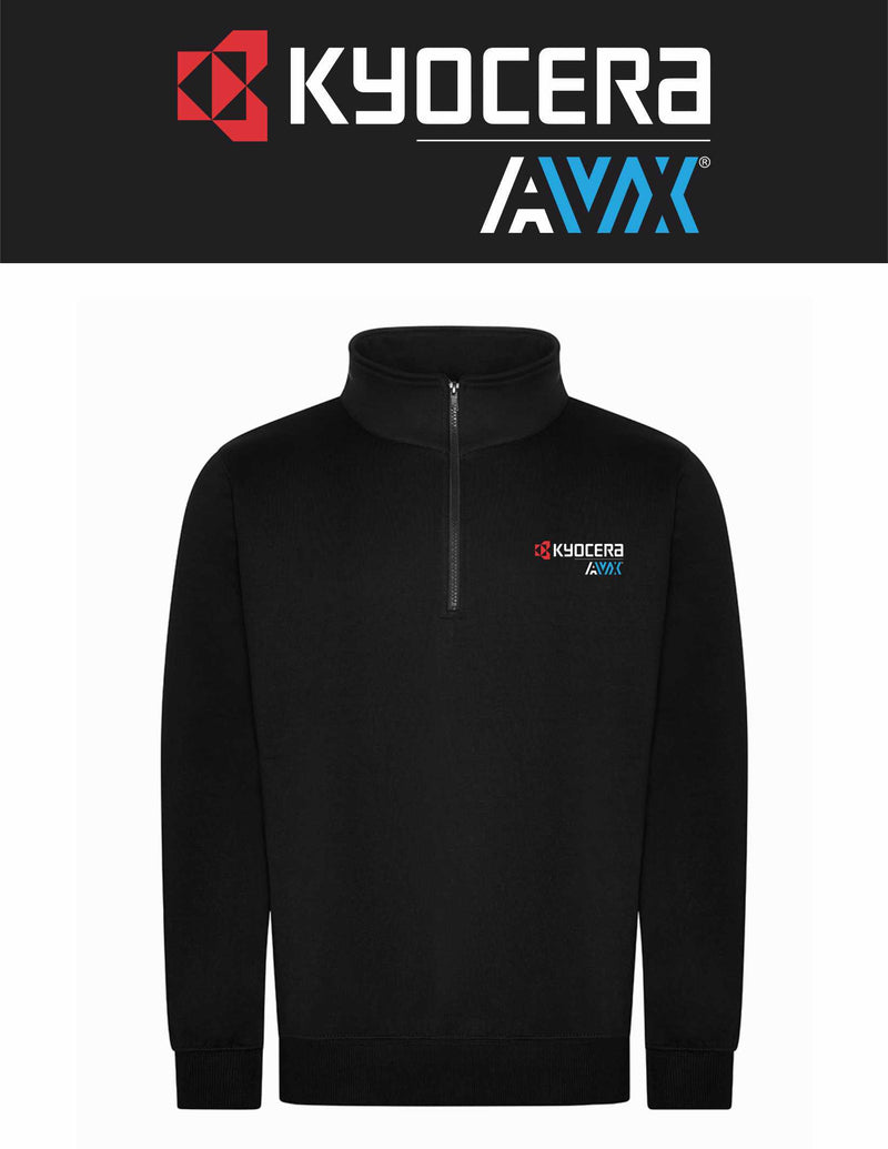 AVX 1/4 Zip Black