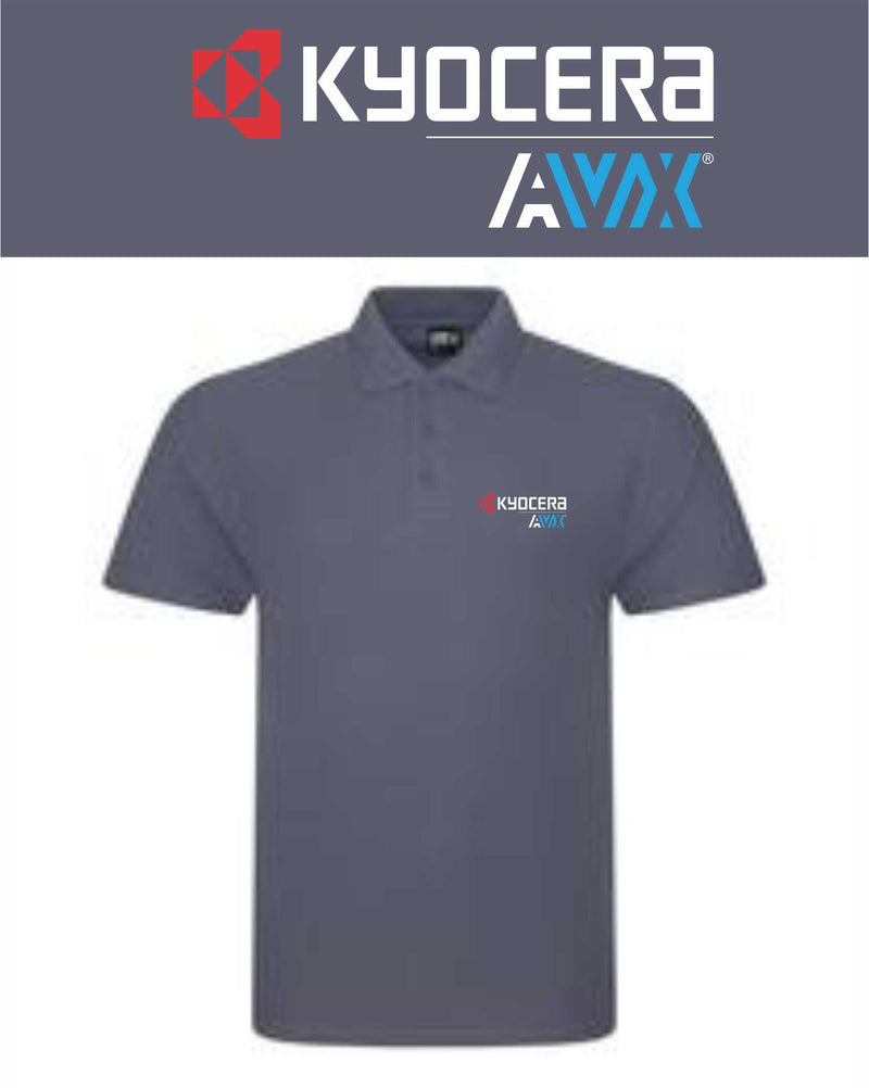 AVX Polo Solid Grey