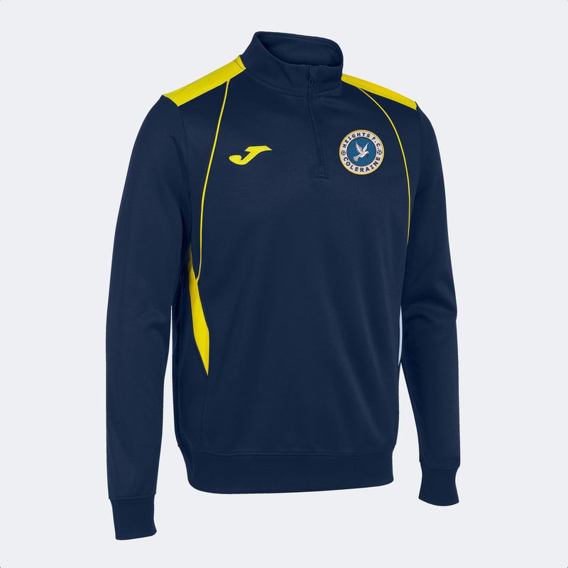 Heights Youth FC - Training Quarter Zip (NAVY & YELLOW)