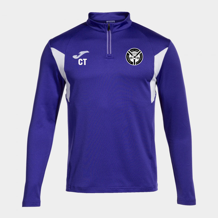 East-End Youth FC - Supporters Quarter Zip (VIOLET & WHITE)