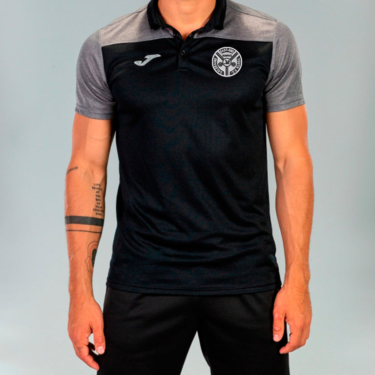 East-End Youth FC - Coach Polo Shirt (BLACK & GREY)