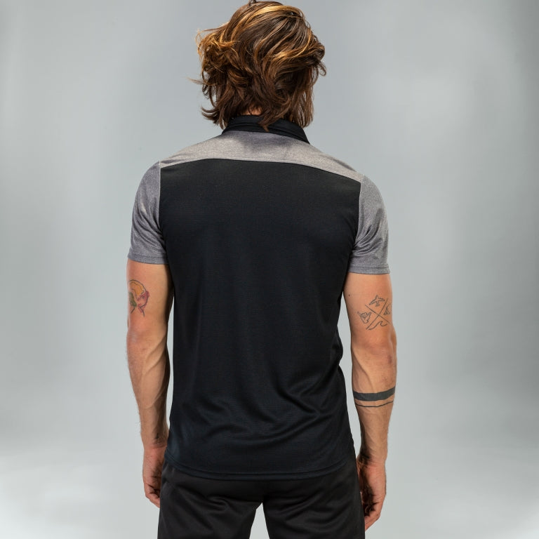 East-End Youth FC - Coach Polo Shirt (BLACK & GREY)